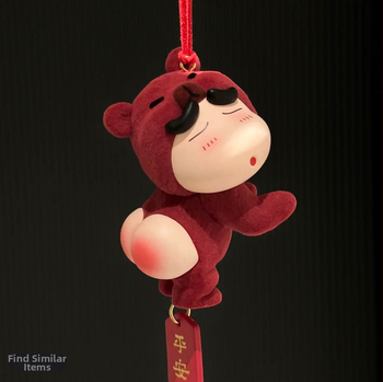 Autó dísz – flocking textúra, rajzfilm stílus, belső dekoráció