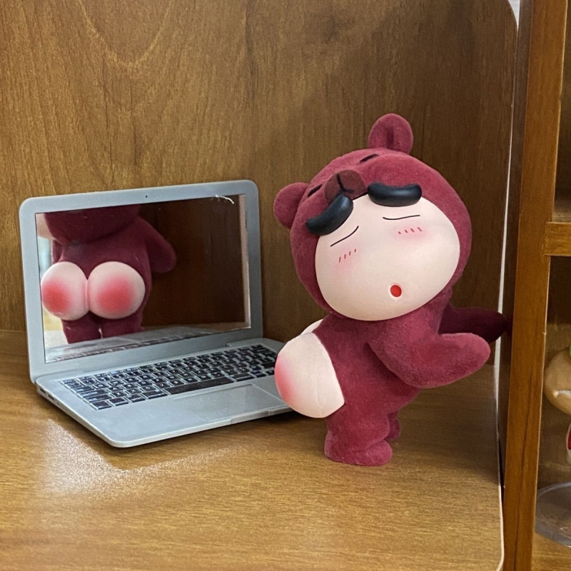 Autó dísz – flocking textúra, rajzfilm stílus, belső dekoráció