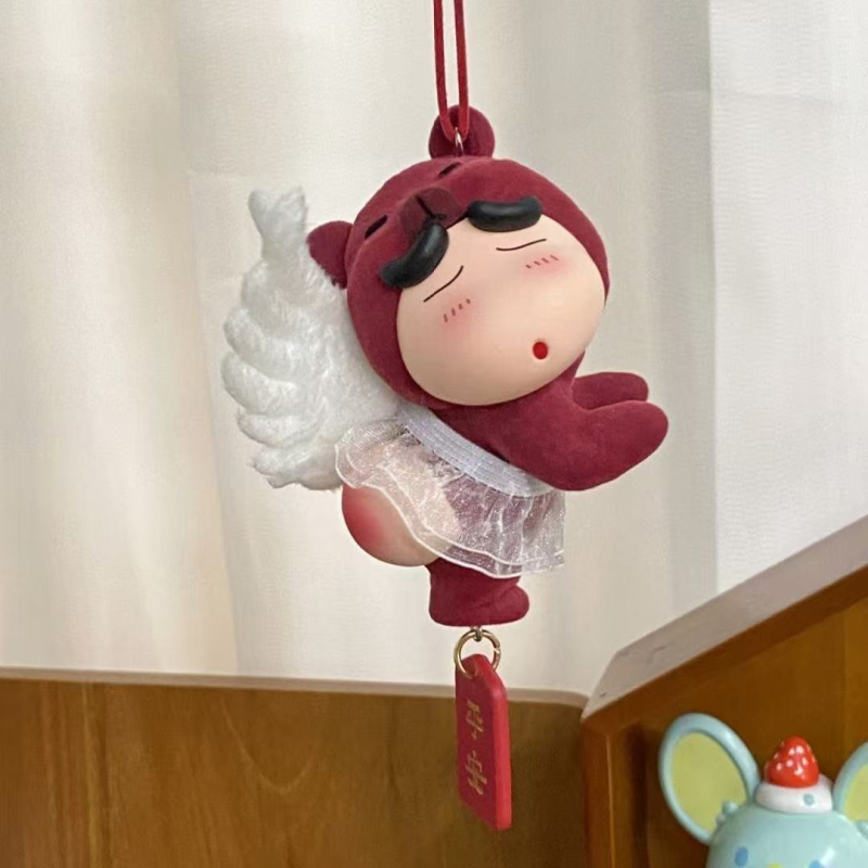 Autó dísz – flocking textúra, rajzfilm stílus, belső dekoráció