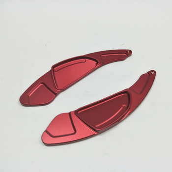 Manete de schimbător de viteze pentru volan MG6 cu prelungire — aliaj de aluminiu, brand FVL, pentru MG6 2013–2018, logo tipărit, prelucrare personalizată