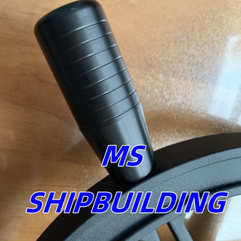Volan de direcție din oțel inoxidabil 316; marca Ms Shipbuilding; potrivit pentru diverse tipuri de ambarcațiuni; greutate 1 kg; imprimare logo disponibil