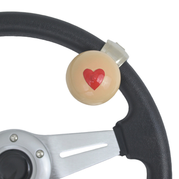 XCLPF Bilă de sprijin pentru volan auto, rășină, compatibilitate generală, 248 g, origine Wenzhou, cod produs Xc-zlq10-love