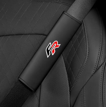 Protector din piele pentru umărul centurii de siguranță auto, cu husă extinsă anti-uzură, moale și confortabil, personalizare și imprimare logo disponibile