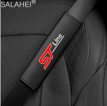 Protector din piele pentru umărul centurii de siguranță auto, cu husă extinsă anti-uzură, moale și confortabil, personalizare și imprimare logo disponibile
