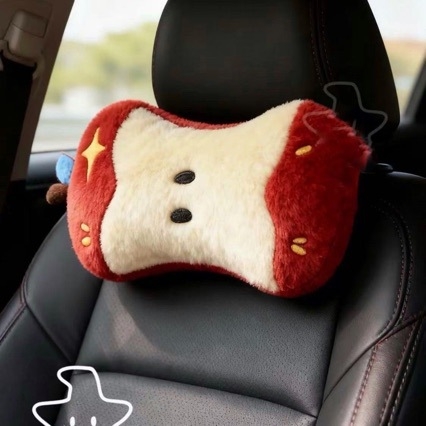 Jastučić za naslon za glavu automobila (memorijska pjena, vanjski materijal od 100% pamuka, minimalistički stil, univerzalna kompatibilnost, pogodan za sve sezone)