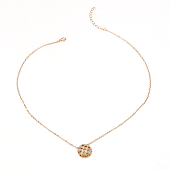 Set nakita: legura, Rhinestone privjesak, lanac u obliku vala, naušnice + ogrlica, valoviti uzorak, ženski retro stil