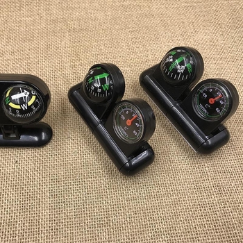 Járműre szerelt, többfunkciós hőmérő és iránytű a gépjármű műszerfalára, Vízállóság: Nem, Alkalmazási terület: gőzfürdő, iroda, kültéri oktatás