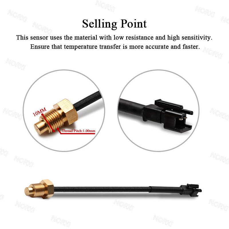 NX Ko-chuan motociklistički mjerni instrument: temperatura vode, temperatura ulja i temperatura rashladne tekućine — digitalni zaslon visoke preciznosti
