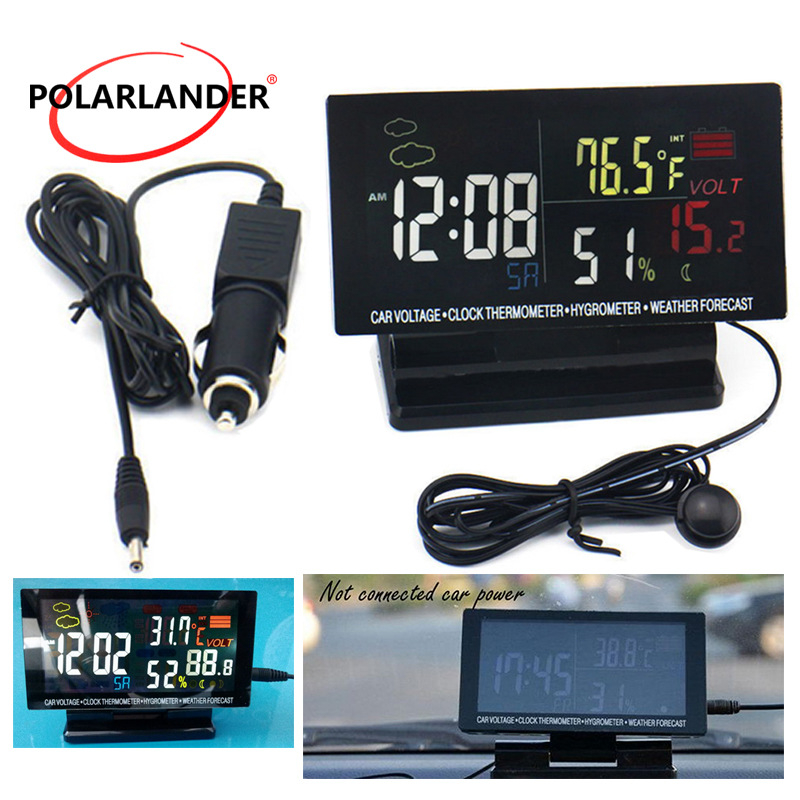 Digitālais higromēters ar ABS korpusu un regulējamu leņķi (ABS; regulējams leņķis; polarlander)