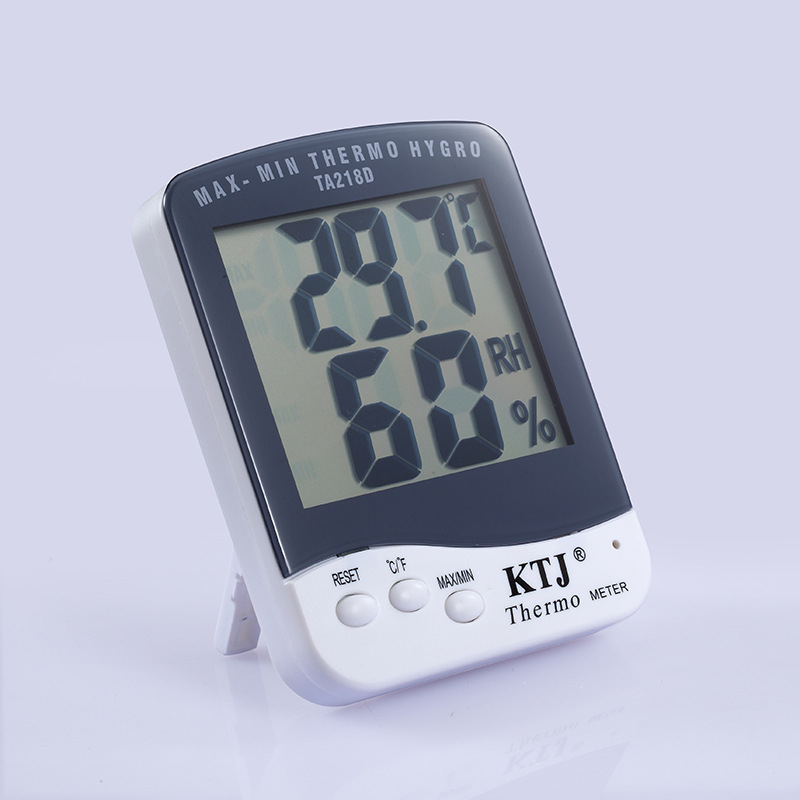 Електронен измервател на температура и влажност – модел TA-281D, точност 1.0, температурен диапазон 0–60°C, диапазон на влажност 10–98% RH