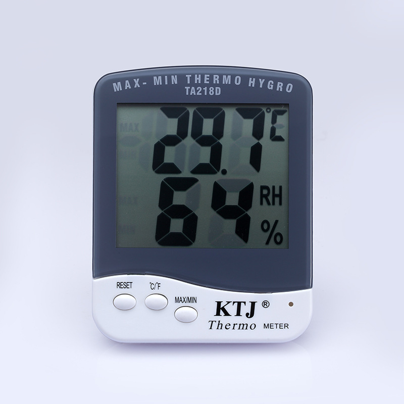 Електронен измервател на температура и влажност – модел TA-281D, точност 1.0, температурен диапазон 0–60°C, диапазон на влажност 10–98% RH