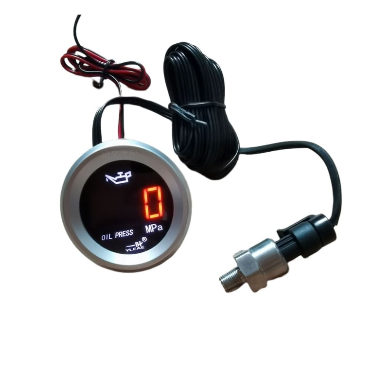 Uređaj za automobil s LED prikazom – mjerač ulja sa senzorom, trepćući alarm, 12/24V
