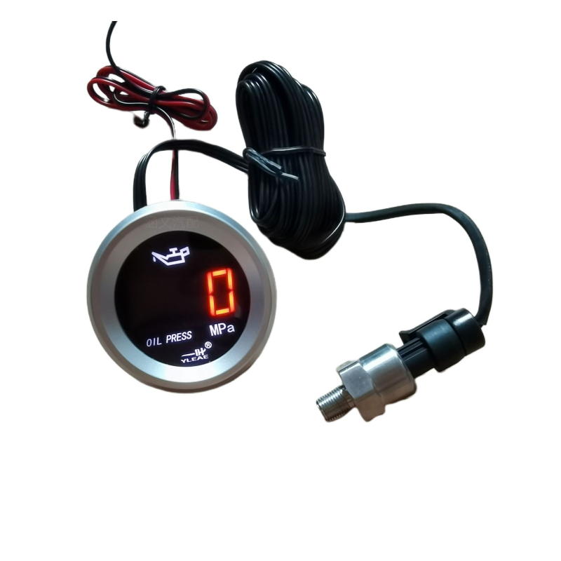 Uređaj za automobil s LED prikazom – mjerač ulja sa senzorom, trepćući alarm, 12/24V