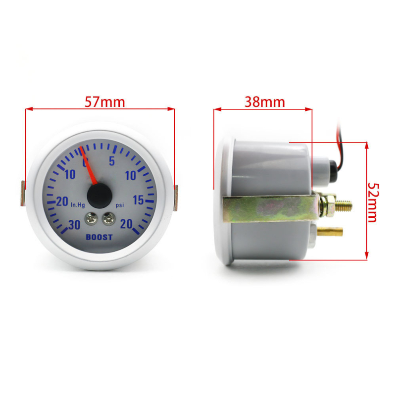 LED zaslon automobilski instrument 6011ss turbo mjerač -30 do 20 psi, DC12V, ABS