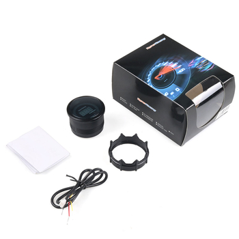 Automobilski voltmetar s LED digitalnim zaslonom – dvostruki instrument za utrke, ABS kućište, 12V univerzalno, model BX101456