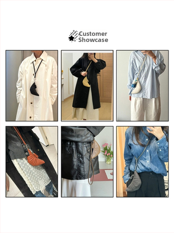 Geantă pentru chei din piele naturală, primul strat de piele de vită, culoare uni, stil street fashion, căptușeală din nailon, design mini crossbody