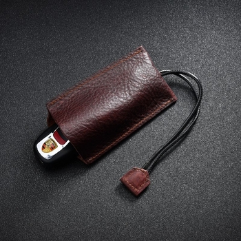 Carcasă pentru chei auto – Unisex, din piele, cu design glisant, Piele de vită de primă clasă, Anti-tăiere