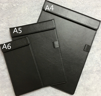 Bőr üzleti dokumentumtartó mágneses zár és klipek – Yilida, 666-os modell