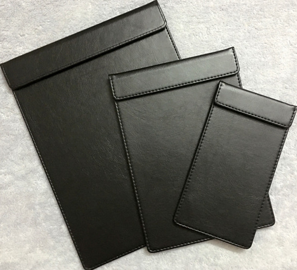 Bőr üzleti dokumentumtartó mágneses zár és klipek – Yilida, 666-os modell