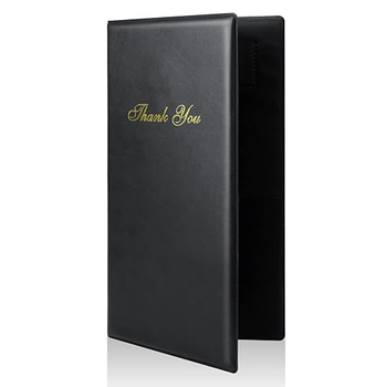 Transgrāniskā kasiera mapes ar ēdienkartēm, PVC materiāls, Zīmols: This moji; IP atļauja: Nē; Logotipa drukāšana: Nav iespējams