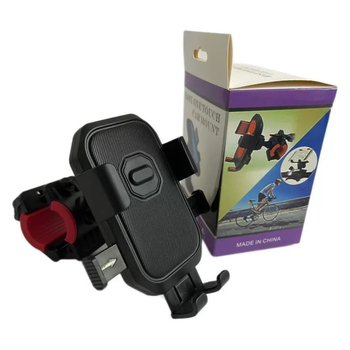 Държач за телефон за електрически превозни средства: мотоциклет и велосипед – удароустойчив, антишок, монтаж със щипка на предното стъкло