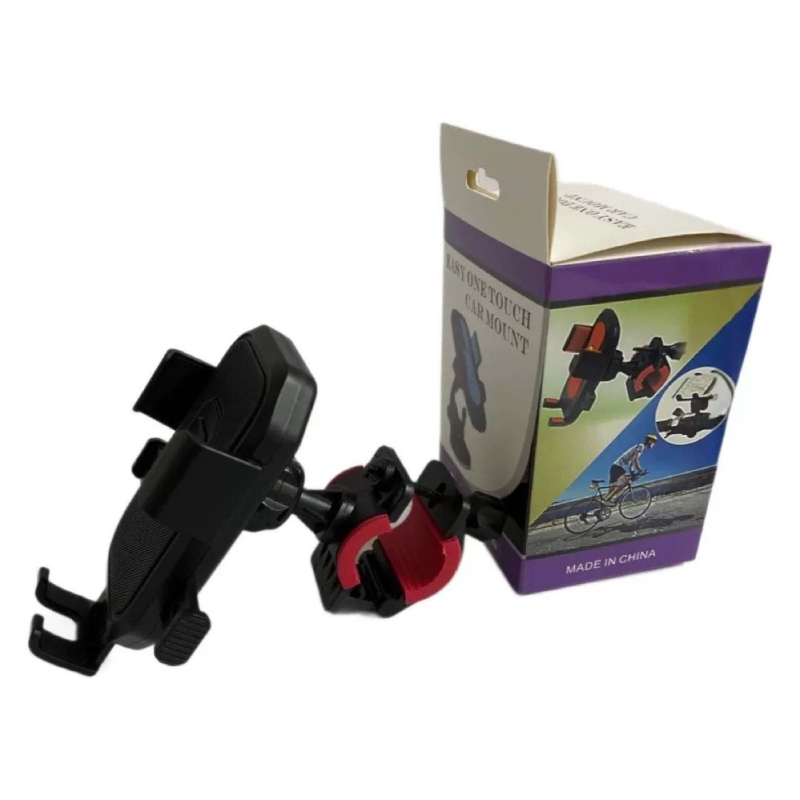 Държач за телефон за електрически превозни средства: мотоциклет и велосипед – удароустойчив, антишок, монтаж със щипка на предното стъкло