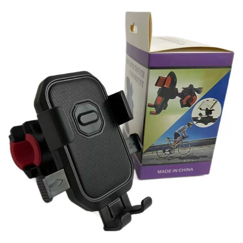 Държач за телефон за електрически превозни средства: мотоциклет и велосипед – удароустойчив, антишок, монтаж със щипка на предното стъкло