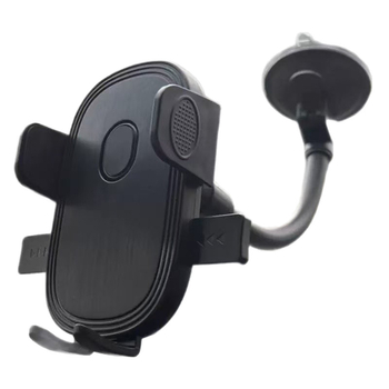 Държач за телефон за кола с мека тръба и вакуумна щипка, модел HH15, подходящ за предно стъкло, мощност 7.5W