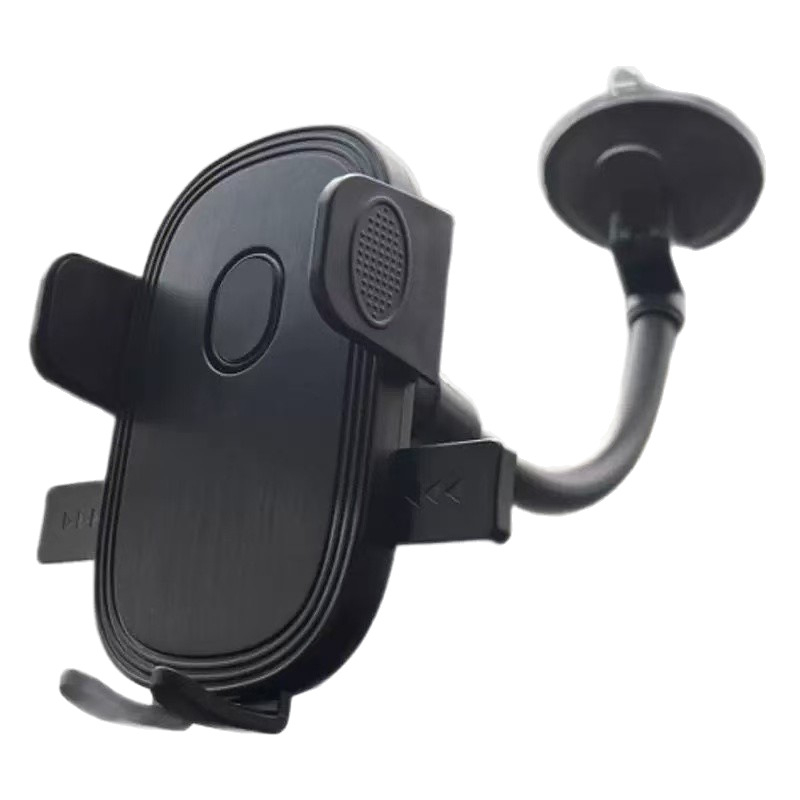 Държач за телефон за кола с мека тръба и вакуумна щипка, модел HH15, подходящ за предно стъкло, мощност 7.5W