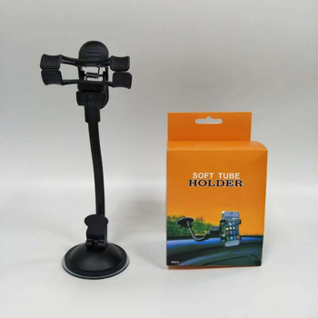 Autótelefon-tartó dupla csipeszes vákuumos fejjel a szélvédőn, többirányú állítás