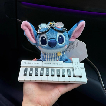 Stitch – novi model privremene parkirne pločice s brojem, slatka dekoracija za auto na instrument ploči, kreativni dizajn