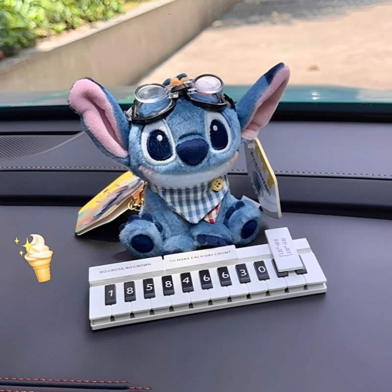 Stitch – novi model privremene parkirne pločice s brojem, slatka dekoracija za auto na instrument ploči, kreativni dizajn