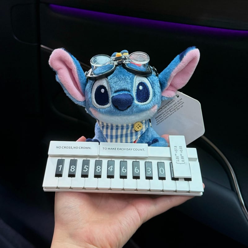 Stitch – novi model privremene parkirne pločice s brojem, slatka dekoracija za auto na instrument ploči, kreativni dizajn