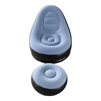 Flokkolt felfújható alvó párna autóhoz és kültéri használatra; flokkos felület, kettős használat autóhoz és kültérre, súly 1500 g, terhelhetőség 130 kg, kézi felfújás