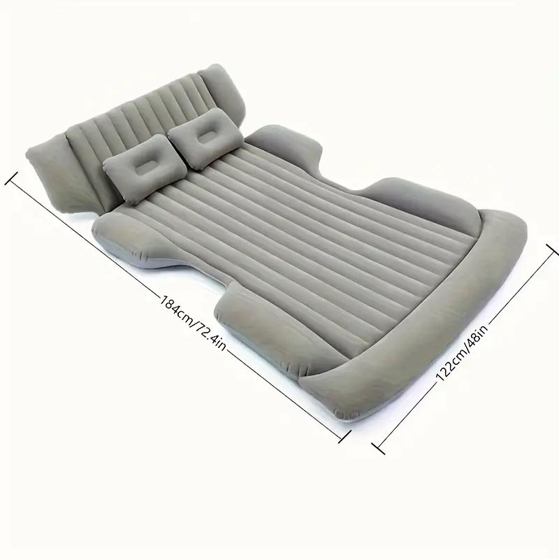 SUV csomagtartóba szánt felfújható ágy, összecsukható autóutakhoz, flockos felület, teherbírás 150 kg