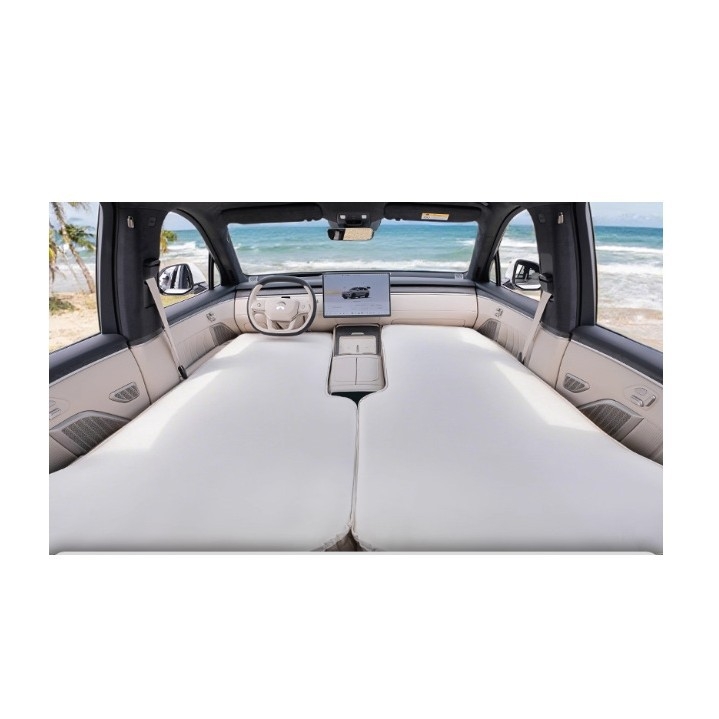 Auto täispuhutav madrats sisseehitatud pumbaga — kahekihiline disain, TPU pind, kaal 3 kg, maksimaalne koormus 300 kg, pikkus kohandatav