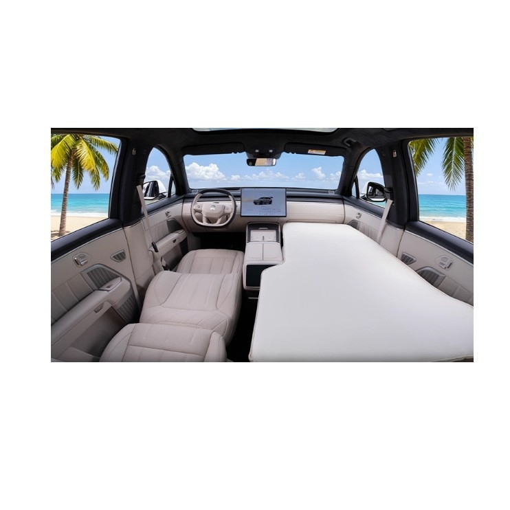 Auto täispuhutav madrats sisseehitatud pumbaga — kahekihiline disain, TPU pind, kaal 3 kg, maksimaalne koormus 300 kg, pikkus kohandatav