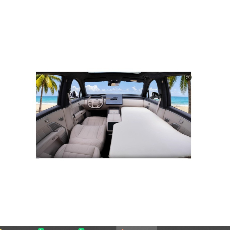 Auto täispuhutav madrats sisseehitatud pumbaga — kahekihiline disain, TPU pind, kaal 3 kg, maksimaalne koormus 300 kg, pikkus kohandatav