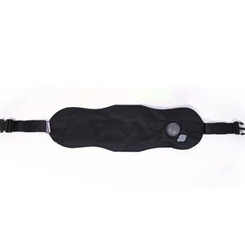 Ceļojumu kakla un vidukļa spilvens — piepūšams, viegls, pārnēsājams no elastīga TPU auduma (Materiāls: elastīgs TPU audums; Svars: 120 g; Pielāgojams)