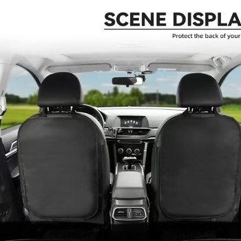 Xuri protecție pentru spătarul scaunului auto – toate anotimpurile, cu cataramă, țesătură Oxford 600D, logo imprimat