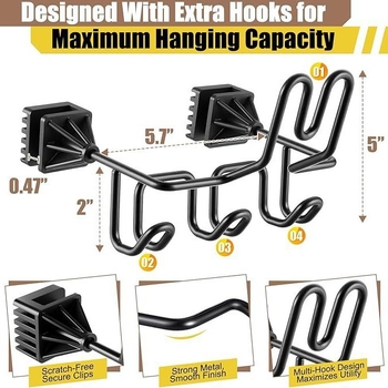 Fém hátsó ülés tároló, ruhák és táskák számára, testreszabható