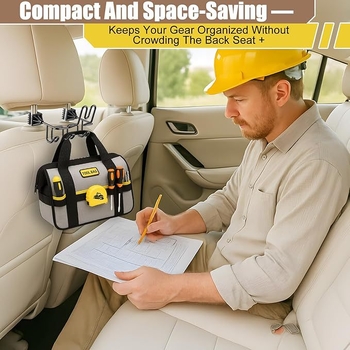 Fém hátsó ülés tároló, ruhák és táskák számára, testreszabható