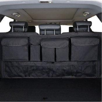 Autóülés hátuljára akasztott tároló – Oxford anyagú tárolótáska, univerzális kompatibilitás, logónyomtatás elérhető, testreszabható