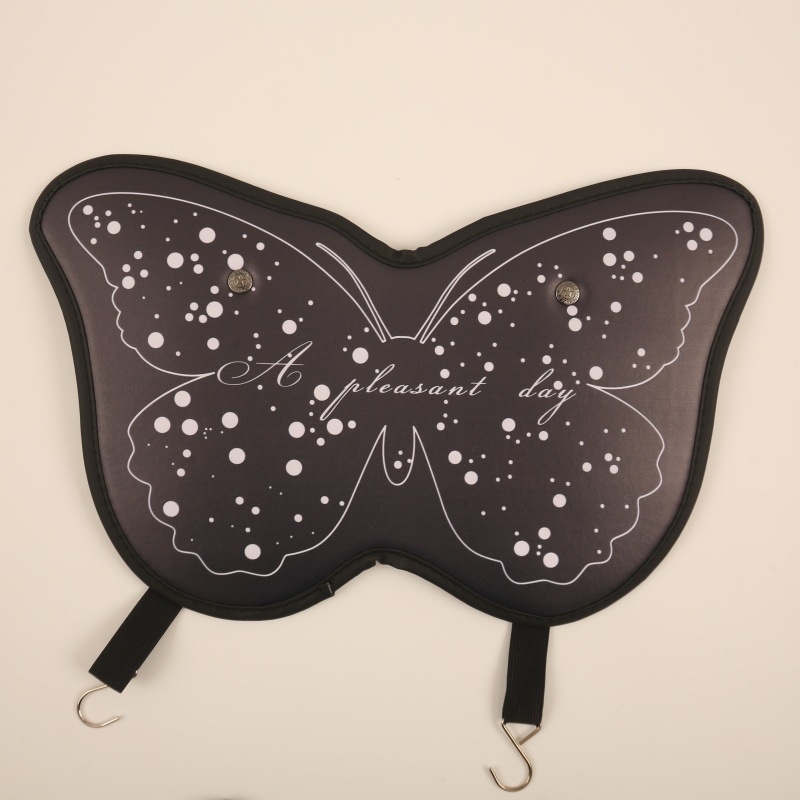 Perna de protecție pentru spătarul auto destinat copiilor, design fluture, utilizare all-season, material PU și umplere cu spumă, potrivire universală