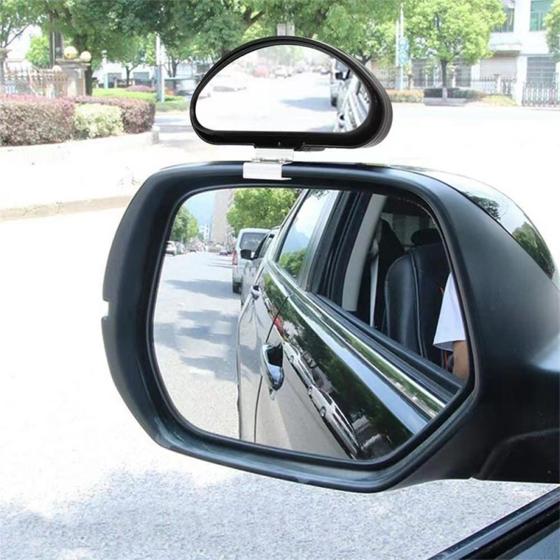 XDL pomoćni retrovizor za automobil, veliko vidno polje, konveksno širokokutno ovalno reflektirajuće ogledalo, pomoć pri mrtvoj točki, retrovizor za vožnju unatrag