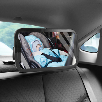360° rotirajući unutarnji retrovizor za automobil, za bebu