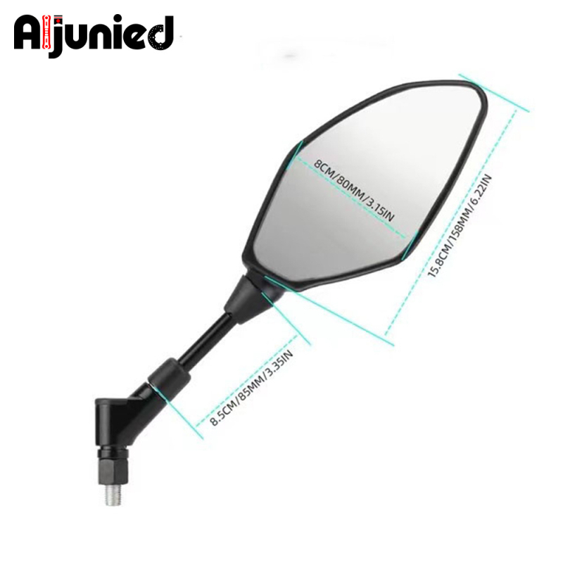 Accesoriu oglindă pentru Yamaha MT-09/MT-10 — compatibil, filet 10 mm (CW/CCW), marcă aljunied