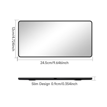 Καθρέφτης μακιγιάζ για αυτοκίνητο με ηλιοπροστασία, Snap-On εγκατάσταση, Co-Pilot vanity mirror, 250 g, Changyi