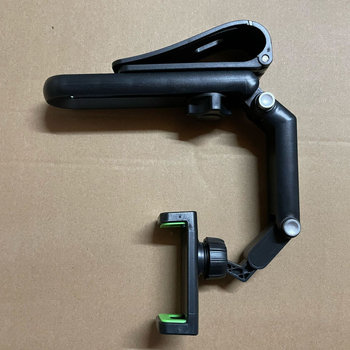 Държач за телефон за слънчев козир на автомобил - монтаж със щипка, обща съвместимост, без захранване.