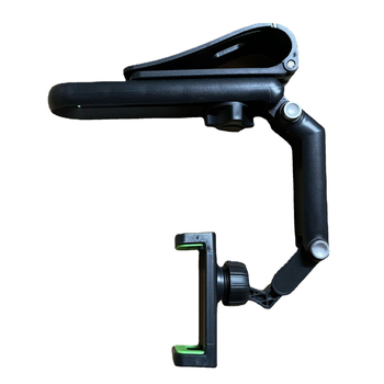 Държач за телефон за слънчев козир на автомобил - монтаж със щипка, обща съвместимост, без захранване.